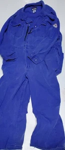 Bulwark Flame Resistant Protective Coverall Jumpsuit Work Clothing - Picture 1 of 9