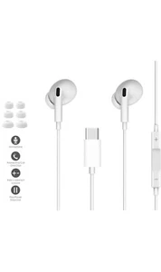 Type C USB-C Earphones Stereo Headphones for Huawei P40,P30, P20,Mate 20,P20 Pro - Picture 1 of 4