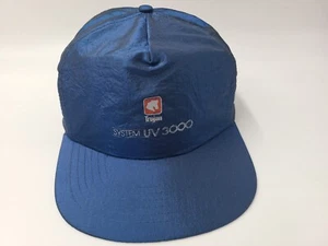 Vintage Trojan System UV 3000 Headline Nylon Snapback Mütze Cap 90er Herren Damen blau - Bild 1 von 11