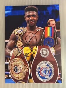 Lerrone Richards SIGNED Boxing Autograph Photo Champion 12x8