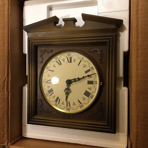 Montgomery Ward Wall Clock #45-8533. Black Forest West Germany Schmeckenbecher Cover