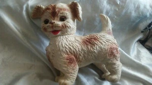 VINTAGE EDWARD MOBLEY ARROW PLASTICS SQUEAKY TOY DOG PUPPY  - Picture 1 of 10
