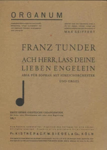 Ach Herr, lass deine lieben Engelein" : Aria fur Sopran mit Streichorchester u.. - Picture 1 of 1