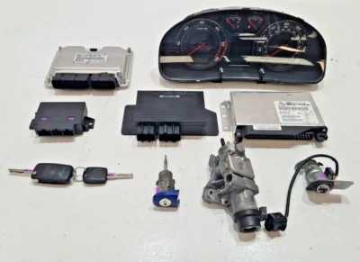 KIT CENTRALINA + SET SERRATURA SKODA SUPERB I 3U4 06.2003-03.2008 8E0907401T 0281011444 - Immagine 1 di 4