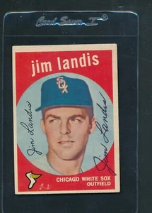 1959 Topps #493 Jim Landis White Sox Signed Auto *46494 - Picture 1 of 1