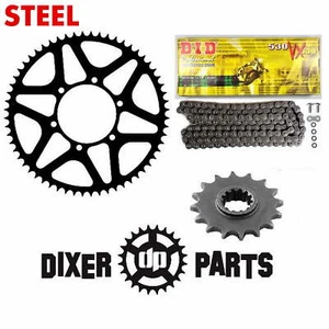 Kit de transmisión por cadena de piñones 15t +50t + DID Honda CBR 929 954 RR (2000-2003) Stunt - Imagen 1 de 11