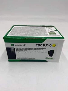 New Lexmark 78C1UY0 Yellow Toner Cartridge - Photo 1/2