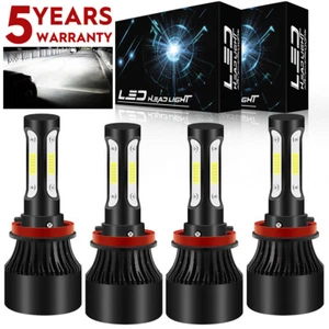 Bombilla de faro LED de 4 lados haz alto 6000 k para camión Freightliner Cascadia 2004-17 - Imagen 1 de 12