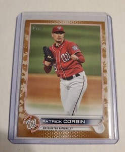 2022 Topps Series 2 Patrick Corbin Memorial Day Camo #'ed /25 Nationals