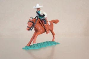TIMPO SWOPPETS WILD WEST MOUNTED MEXICAN on CHARGING HORSE 22om - Picture 1 of 5