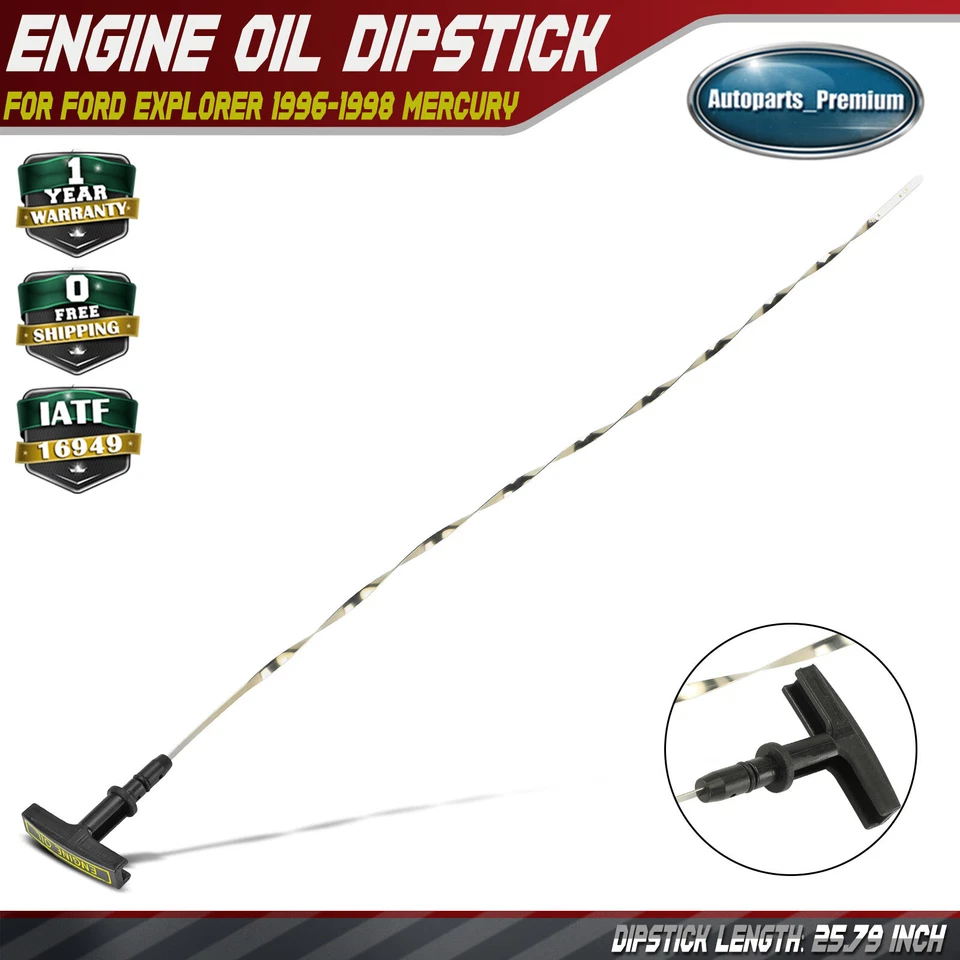 Varilla de medición de aceite de motor para Ford Explorer 1996-1998 Mercury Mountaineer 1997-1998 Foto 1 de 4