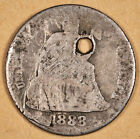 1888-s Seated Liberty Dime.  Holed.  191468