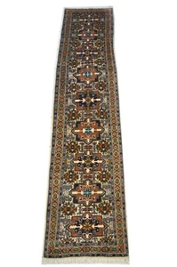 WIE NEU! Ardabil mit Seide 297x70 Ardebil Kazak Rug Carpet Tapis Orientteppich - Bild 1 von 8