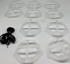 10 Pack 3D Face Mask Bracket Inner Support Frame Breath Better With 2 Lanyards