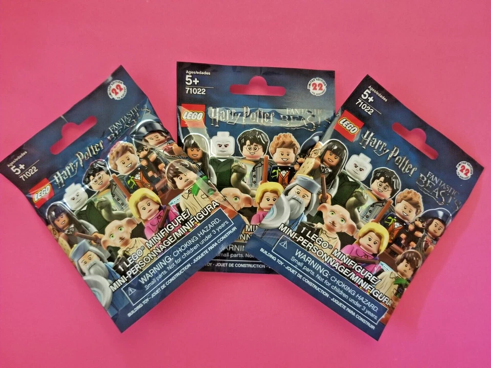 NEW - LEGO Harry Potter Minifigures 71022 Blind Bag - Lot 3 Packs - Image 1 of 1