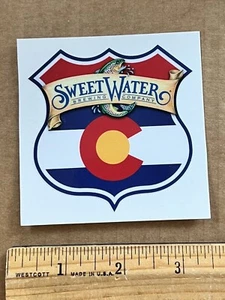 Fort Collins SWEET WATER BREWERY BEER STICKER Colorado Brew Brewing Atlanta 420 - Picture 1 of 1