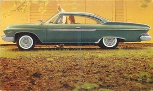 Tarjeta postal de automóvil Dodge Dart de Gardena California años 60 publicidad automática 25-4538 - Imagen 1 de 2