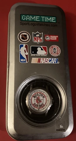 Game time Boston Red Sox Player Watch with metal box, New battery Cover