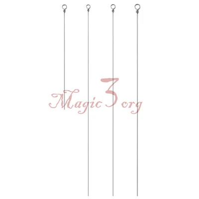 30Pcs Looped Spinner Shaft Stainless Steel Wire Spinner Rig 0.031" for Bass - Image 1 of 4