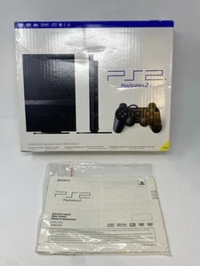 Consola sistema de juegos Sony PlayStation 2 PS2 Slim SCPH-77001 SOLO EN CAJA CON manual - Imagen 1 de 8
