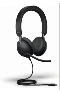 Casque JABRA Evolve2 40 SE | Certifié MS Teams | USB-C 1,2 m | Antibruit - Photo 1/10