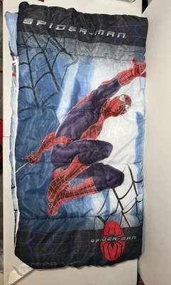 vintage spiderman 2002 tobey mcguire sleeping bag - Image 1 of 4