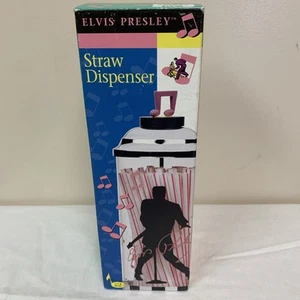Elvis Presley straw dispenser 1997 New Never Out Of Box - Picture 1 of 6