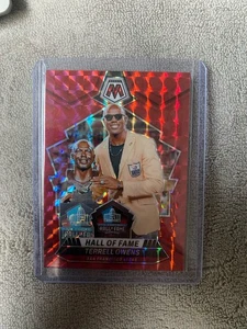 2024 Panini Mosaic - Hall of Fame Terrell Owens #295 Red Mosaic Prizm - Bild 1 von 3