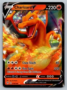 Charizard V 019/189 Pokemon Darkness Ablaze NM - Picture 1 of 2