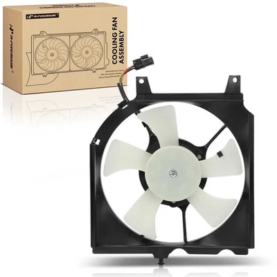 Conjunto de ventilador condensador de aire acondicionado A-Premium con cubierta para Nissan NX 1991-1993 Sentra Foto 1 de 4