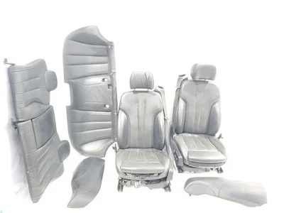 2013 2014 2015 2016 2017 2018 BMW 650I OEM Complete Set Black Leather Seats  - Image 1 of 4