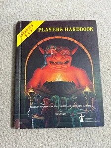 Advanced Dungeons & Dragons AD&D Players Handbook 1980 6th Print Hardcover - Picture 1 of 5