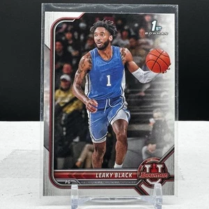 2022 Topps Bowman University Basketball 1st #41 Leaky Black - Imagen 1 de 2