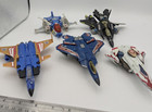 5 Transformers Lot Dirge, Overcast, Thundercracker, Fireflight, INCOMPLETE AS-IS