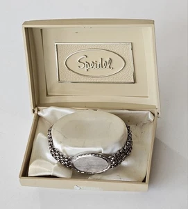 Vintage Speidel ID  Bracelet In Original Box  Estate Ready For Engraving  - Picture 1 of 7
