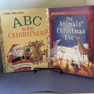 VTG Little Golden Book Christmas ABC Is For Christmas The Animals Christmas Eve - Bild 1 von 16