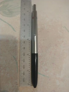 MONTBLANC Junior 672 Ballpoint Pen 4 Color Black/Steel Vintage 1973 RARE - Picture 1 of 12