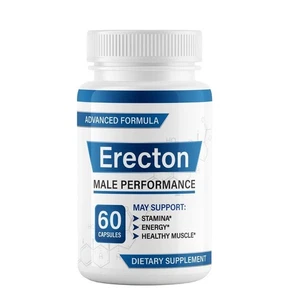 Erecton Pills for Men Fast Acting Premium Male Enhancement Supplement 60ct - Picture 1 of 3