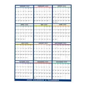 2025 Calendar Erasable Large Calendar 24 X 36 In Schedule Calendar - Foto 1 di 12