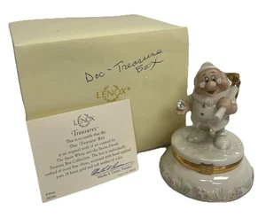 Lenox Disney Blancanieves y Siete Enanitos Doc "Caja del Tesoro" Tesoros con Caja y Certificado de Autenticidad - Imagen 1 de 14