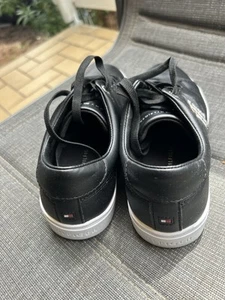 TOMMY HILFIGER Leder Sneaker schwarz Gr.38 - Bild 1 von 3