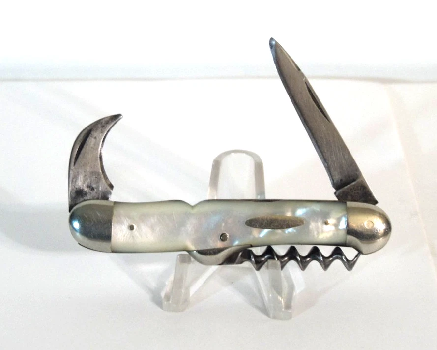 "Vom Cleff & Co." "Lion Cutlery" "Sommelier's Knife" "Mother of Pearl Scales" - Image 1 of 4