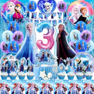 3 Jahre El Sa Geburtstagsparty Deko, Froze Geburtstagsdeko Deko 4.Mädchen Elsami - Bild 1 von 7