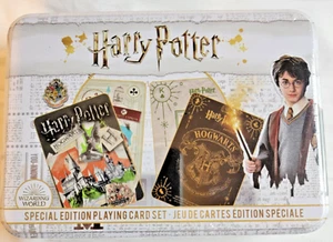 Harry Potter Special Edition Playing Card 2 Decks Collectible Tin Box Sealed NEW - Picture 1 of 10