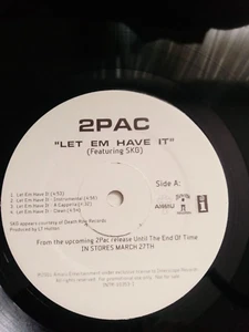 2Pac-Let Em Have It/Thug N U Thug N Me 12"Vinyl US Promo 2001 Death Row Records - Bild 1 von 2