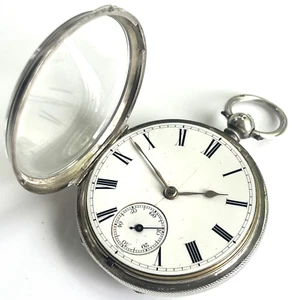 Victorian Silver Fusee Lever Pocket Watch, London 1875 - Picture 1 of 18