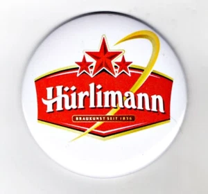 Hurlimann Jumbo Fridge Magnet Beer Mat Bar Ale  3" 75mm blade Sub pub lager - Picture 1 of 4