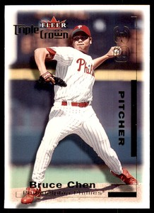 2001 Fleer Triple Crown Bruce Chen Philadelphia Phillies #199