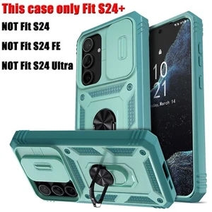For Samsung Galaxy S24 Plus 6.7" Shockproof Case, Magnetic Ring Stand Cover Teal - Picture 1 of 16