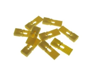2P 2-Pin 2.54mm Pitch Jumper w/ handle for straight header - Yellow- Pack of 100 - Imagen 1 de 1